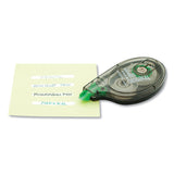 Tombow® MONO Correction Tape, Gray/Clear Applicator, 0.17" x 394", White Tape, 10/Pack (TOM68720)