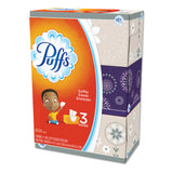 Puffs Basic Facial Tissues, 2 Ply, 8.40" x 8.20", Assorted, 180/Box (PGC87615) Box of 180