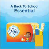 Puffs Basic Facial Tissues, 2 Ply, 8.40" x 8.20", Assorted, 180/Box (PGC87615) Box of 180