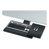 Fellowes® Designer Suites Premium Keyboard Tray, 19w x 10.63d, Black (FEL8017901) Each