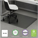 deflecto® Ergonomic Sit Stand Mat, 48 x 36, Black (DEFCM24142BLKSS) Each