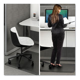 deflecto® Ergonomic Sit Stand Mat, 48 x 36, Black (DEFCM24142BLKSS) Each