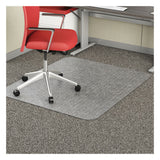 deflecto® EconoMat Occasional Use Chair Mat, Low Pile Carpet, Roll, 46 x 60, Rectangle, Clear (DEFCM11442FCOM) Each