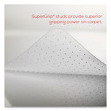 deflecto® EconoMat Occasional Use Chair Mat, Low Pile Carpet, Roll, 46 x 60, Rectangle, Clear (DEFCM11442FCOM) Each