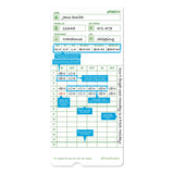 uPunch™ Time Clock Cards for uPunch HN1000/HN3000/HN3600, Two Sides, 7.5 x 3.5, 100/Pack (PPZHNTCG1100)