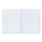 Universal® Quad Rule Composition Book, Quadrille Rule (4 sq/in), Black Marble Cover, (100) 9.75 x 7.5 Sheets (UNV20950) Each