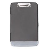 Universal® Storage Clipboard with Pen Compartment, 0.5" Clip Capacity, Holds 8.5 x 11 Sheets, Black (UNV40319) Each
