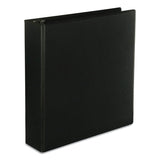 Universal® Slant D-Ring View Binder, 3 Rings, 2" Capacity, 11 x 8.5, Black (UNV20745) Each
