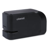 Universal® Half-Strip Electric Stapler with Staple Channel Release Button, 20-Sheet Capacity, Black (UNV43120) Each
