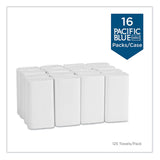 Georgia Pacific® Professional Blue Select Multi-Fold 2 Ply Paper Towel, 9.2 x 9.4, White, 125/Pack, 16 Packs/Carton (GPC21000) Case of 2000