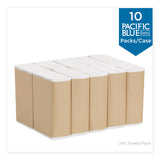 Georgia Pacific® Professional Pacific Blue Basic C-Fold Paper Towels, 1-Ply, 10.1 x 13.2, White, 240/Pack, 10 Packs/Carton (GPC20603) Case of 2400