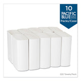 Georgia Pacific® Professional Pacific Blue Ultra Folded Paper Towels, 1-Ply, 10.2 x 10.8, White, 220/Pack, 10 Packs/Carton (GPC20887) Case of 2200