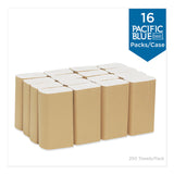 Georgia Pacific® Professional Pacific Blue Basic Folded Paper Towel, 1-Ply, 9.2 x 9.4, White, 250/Pack, 16 Packs/Carton (GPC20204) Case of 4000