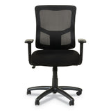 Alera® Alera Elusion II Series Mesh Mid-Back Swivel/Tilt Chair, Adjustable Arms, Supports 275lb, 17.51" to 21.06" Seat Height, Black (ALEELT4214F) Each