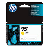 HP HP 951, (CN052AN) Yellow Original Ink Cartridge (HEWCN052AN) Each