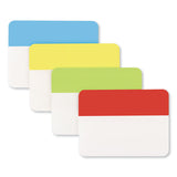 Universal® Self Stick Index Tab, 2", Assorted Colors, 40/Pack (UNV99021) Pack of 40