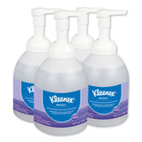 Kleenex® Reveal Ultra Moisturizing Foam Hand Sanitizer, 18 oz Bottle, Fragrance-Free, 4/Carton (KCC45826CT) Case of 4