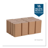 Georgia Pacific® Professional Pacific Blue Basic M-Fold Paper Towels, 1-Ply, 9.2 x 9.4, Brown, 250/Pack, 16 Packs/Carton (GPC23304) Case of 4000