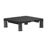Fellowes® Standard Monitor Riser, 13.38" x 13.63" x 2" to 4", Graphite, Supports 60 lbs (FEL9169301) Each