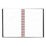 Black n' Red™ Flexible Cover Twinwire Notebooks, SCRIBZEE Compatible, 1-Subject, Wide/Legal Rule, Black Cover, (70) 5.88 x 4.13 Sheets (JDKF67010) Each