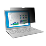 3M™ Frameless Blackout Privacy Filter for 14" Widescreen Laptop, 16:9 Aspect Ratio (MMMPF140W9B) Each