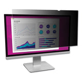 3M™ High Clarity Privacy Filter for 21.5" Widescreen Flat Panel Monitor, 16:9 Aspect Ratio (MMMHC215W9B) Each