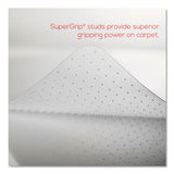 deflecto® EconoMat Occasional Use Chair Mat, Low Pile Carpet, Roll, 36 x 48, Lipped, Clear (DEFCM11112COM) Each