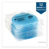 Georgia Pacific® Professional ActiveAire Deodorizer Urinal Screen with Side Tab, Coastal Breeze Scent, Blue, 12/Carton (GPC48260) Case of 12