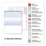 DocuGard™ Security Business Checks, 11 Features, 8.5 x 11, Blue Marble Top, 500/Ream (PRB04501) Each