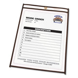 C-Line® Shop Ticket Holders, Stitched, Both Sides Clear, 50 Sheets, 8.5 x 11, 25/Box (CLI46911) Each