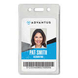 Advantus Proximity ID Badge Holders, Vertical, Clear 2.68" x 4.38" Holder, 2.38" x 3.63" Insert, 50/Pack (AVT75451) Pack of 50