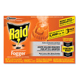 Raid® Concentrated Deep Reach Fogger, 1.5 oz Aerosol Spray, 3/Pack, 12 Packs/Carton (SJN305690) Case of 36