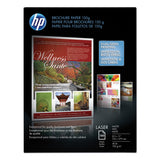 HP Laser Matte Brochure Paper, 112 Bright, 40 lb Bond Weight, 8.5 x 11, White, 150/Pack (HEWQ6543A) 1 Ream