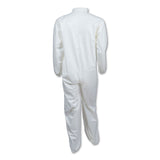 KleenGuard™ A40 Elastic-Cuff and Ankles Coveralls, 4X-Large, White, 25/Carton (ANS44317) Case of 25