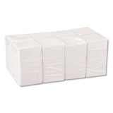 Georgia Pacific® Professional Beverage Napkins, Single-Ply, 9 1/2 x 9 1/2, White, 4000/Carton (GPC96019) Case of 4000