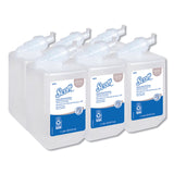 Scott® Essential Alcohol-Free Foam Hand Sanitizer, 1,000 mL Cassette, Unscented, 6/Carton (KCC12977) Carton of 6