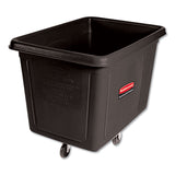 Rubbermaid® Commercial Cube Truck, 149 gal, 600 lb Capacity, Plastic, Black (RCP4619BLA) Each