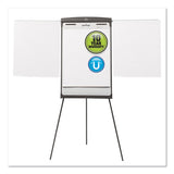 Quartet® Magnetic Dry Erase Easel, 27 x 35, Graphite Surface, Graphite Plastic Frame (QRT67E) Each