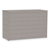 Linea Italia® Urban 36" Credenza, Bottom Pedestal, 35.25w x 15.25d x 23.75h, Ash (LITUR604ASH) Each