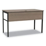 Linea Italia® Urban Series Desk Workstation, 47.25" x 23.75" x 29.5", Natural Walnut (LITUR600NW) Each