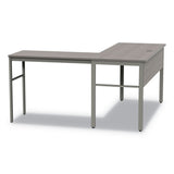 Linea Italia® Urban Series L- Shaped Desk, 59" x 59" x 29.5", Ash (LITUR602ASH) Each