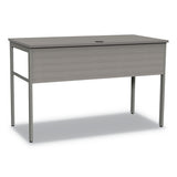 Linea Italia Urban Desk Workstation, 47.25w x 23.75d x 29.5h, Ash (LITUR600ASH) Each
