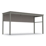 Linea Italia® Urban Series Desk Workstation, 59" x 23.75" x 29.5", Ash (LITUR601ASH) Each