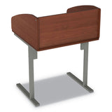 Linea Italia® Study Carrell Starter Unit, 2-Leg, 31.25 x 23.5 x 45.25, Cherry (LITSC801CH) Each