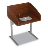 Linea Italia® Study Carrell Starter Unit, 2-Leg, 31.25 x 23.5 x 45.25, Cherry (LITSC801CH) Each