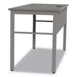 Linea Italia® Urban Series Desk Workstation, 59" x 23.75" x 29.5", Ash (LITUR601ASH) Each