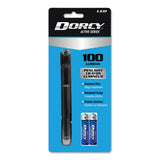 DORCY® 100 Lumen LED Penlight, 2 AAA Batteries (Included), Silver (DCY411218) Each
