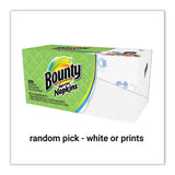 Bounty® Quilted Napkins, 1-Ply, 12 1/10 x 12, Assorted - Print or White, 200/Pack (PGC34885) Pack of 200