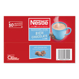 Nestlé® No-Sugar-Added Hot Cocoa Mix Envelopes, Rich Chocolate, 0.28 oz Packet, 30/Box (NES61411) Box of 30