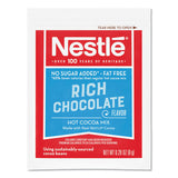 Nestlé® No-Sugar-Added Hot Cocoa Mix Envelopes, Rich Chocolate, 0.28 oz Packet, 30/Box (NES61411) Box of 30